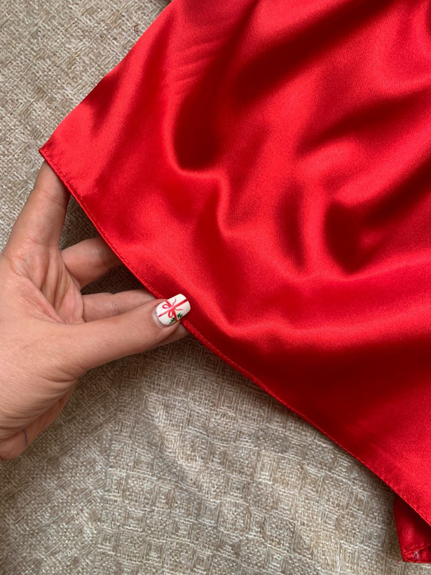 تاپ شلوارک ساتن سه تیکه