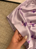 تاپ شلوارک ساتن پروانه